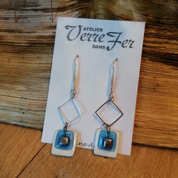 boucles d'oreilles travaillées